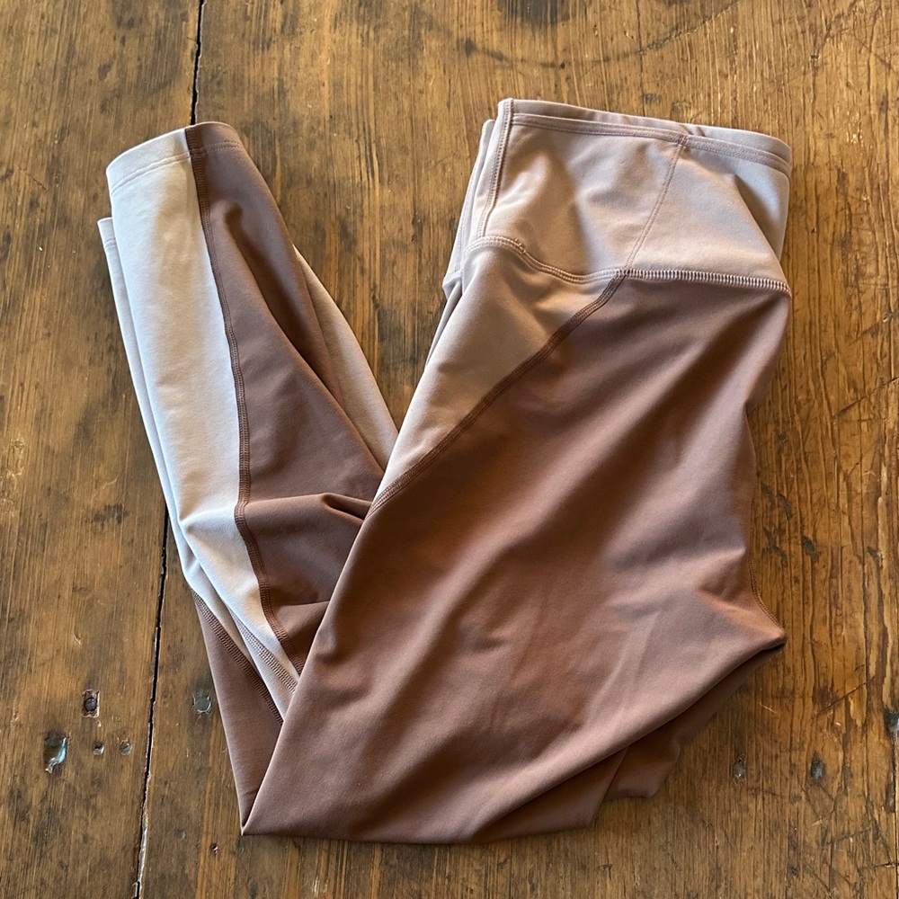 Old Navy Brown and Cream Leggings